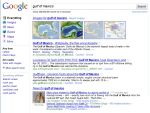 Google Caffeine - search for "Gulf of Mexico" 9 June 2010